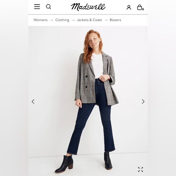 Madewell Double Breasted Blazer - Picture 2 of 3